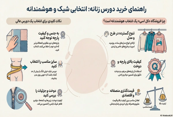 راهنمای خرید دورس زنانه