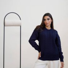 بلوز‌ بافت مارپیچ زنانه کد 156