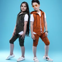 جلیقه، شلوارک و تیشرت بلک‌اسکای کد 176
