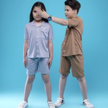 پیراهن شلوارک بیسکویتی کد 179