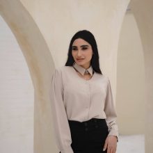 شومیز یقه مروارید زنانه کد338