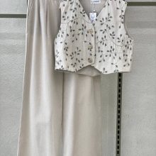 ست ژیله شلوار گلدوزی زنانه کد385